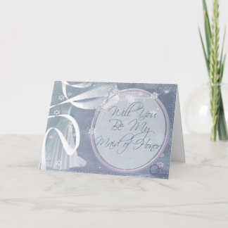 Invitation Be My Maid of Honor Wedding Invite