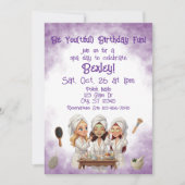 Invitation Be You(tiful) Spa Day Birthday (Devant)