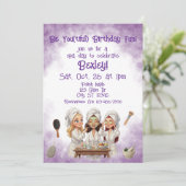 Invitation Be You(tiful) Spa Day Birthday (Debout devant)