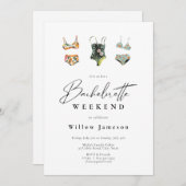 Invitation Beach Bachelorette (Devant / Derrière)