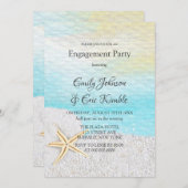 Invitation Beach Beach White Sand (Devant / Derrière)