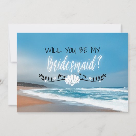 Invitation  | Beach Bridesmaid (Devant)