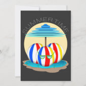 Invitation Beach Buddies Beat the Heat : Sun's Out, Fins Out! (Devant)