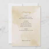 Invitation Beach Coast Tropical Bachelorette Week-end (Dos)