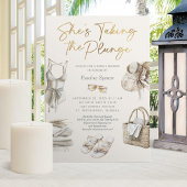 Invitation Beach Coast Tropical Bachelorette Week-end