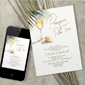 Invitation Beach Coast Tropical Bachelorette Week-end