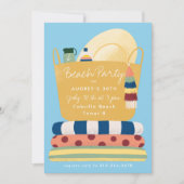 Invitation Beach Essentials Summer Beach Party (Devant)
