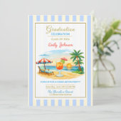 Invitation Beach Graduation Celebration | Class of 2026 (Debout devant)
