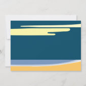 Invitation Beach Lighthouse, fête d'anniversaire (Dos)