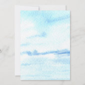 Invitation Beach Lighthouse Fête des mariées à thème nautique (Dos)