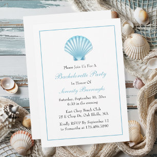 Invitation Beach Nautique Bachelorette Bachelorette