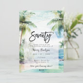 Invitation beach palmiers 70e anniversaire (Debout devant)