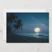 Invitation Beach Palms Sunset Retirement Party (Dos)