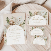 Invitation Beach pampas gazon douche nuptiale
