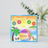 Invitation beach party (Debout devant)