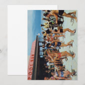 Invitation Beach Party des années 50 Vintage (Devant / Derrière)
