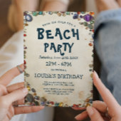 Invitation Beach Party et Diamond Envoyer l'invitation