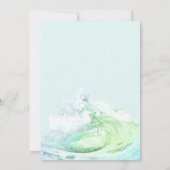 Invitation Beach Party Surf été Tropical Birthday Boy (Dos)