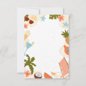 Invitation Beach Relax Pool Summer Retirement Party (Dos)