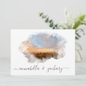 INVITATION *~* BEACH RSVP - QR RAINBOW AR11 BEACH MARIAGE (Debout devant)