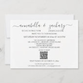 INVITATION *~* BEACH RSVP - QR RAINBOW AR11 BEACH MARIAGE (Dos)