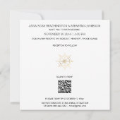 Invitation *~* Beach Sea AR7 RSVP PHOTO QR MARIAGE (Dos)