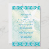 Invitation Beach Seahorse Mariage Couples Douche (Dos)