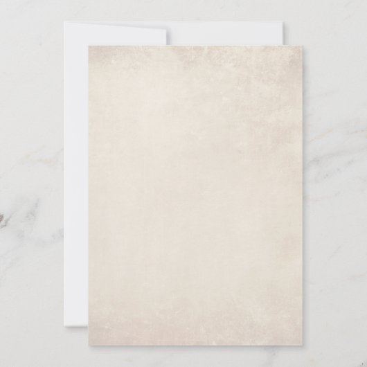 Invitation Beach Seashells Sand Mariage balnéaire (Dos)