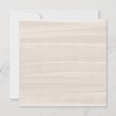 Invitation Beach Seashells Seahorse et Starfish Baby shower (Dos)