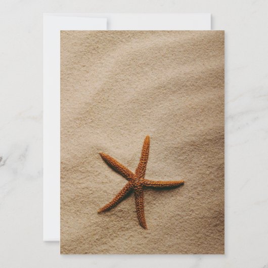 Invitation Beach Serenity Mariage (Dos)