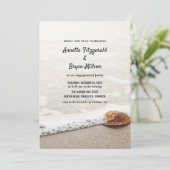 Invitation Beach Waves (Debout devant)