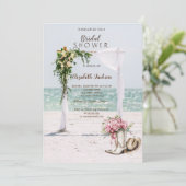 Invitation Beach Wedding Arbor Cowgirl Boots Bridal Shower (Debout devant)