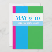 Invitation Beach Weekend Bachelorette Party  (Dos)