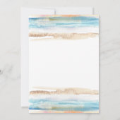 Invitation Beach Weekend Margarita et Hibiscus Bachelorette (Dos)