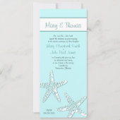 Invitation BeachClassy - Turquoise (Devant)