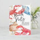 Invitation Beachside Party (Debout devant)