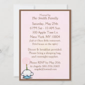 Invitation Beagle de fête d'anniversaire chiot fille off-Leas (Dos)