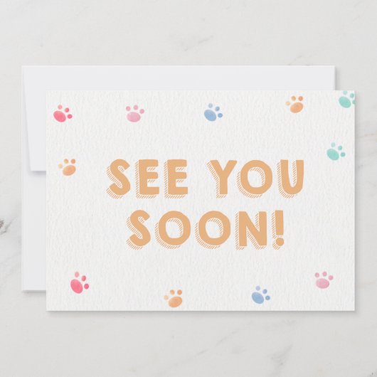 Invitation Beagle laisse Pawty Chien Chien Chien Chien Chiot  (Dos)