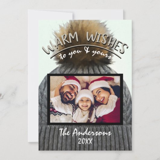 Invitation Béanie d'hiver Casquette de Noël (Devant)