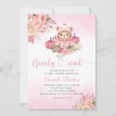 Invitation Bear Baby Shower (Devant)