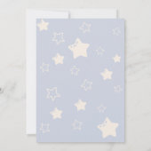 Invitation Bear Balloons Bearly Wait Bébé Garçon Douche (Dos)