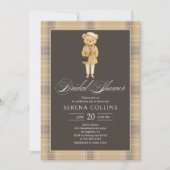 Invitation Bear Club Neutral Beige Fall Fête des mariées (Devant)