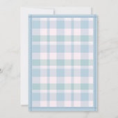 Invitation Bear Cute Pour Baby shower Garçon (Dos)