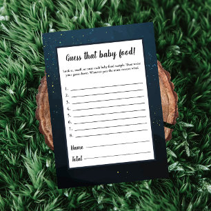 Invitation Bear Guess The Baby Food Baby shower Jeu