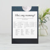 Invitation Bear Who's My Mommy Baby shower Jeu (Debout devant)