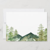 Invitation Bearly Turner One Woodland 1er Anniversaire Photo (Dos)