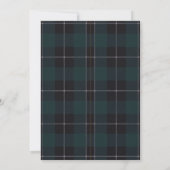 Invitation Bearly Wait Polo Bear Plaid Tartan Bow Baby Shower (Dos)