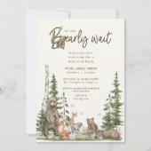 Invitation Bearly Wait Sip & Voir le Baby shower (Devant)