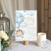 Invitation Bearly Wait Teddy Bear Baby Shower