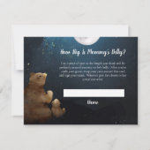Invitation Bears Maman's Belly Taille Baby shower Jeu (Devant)